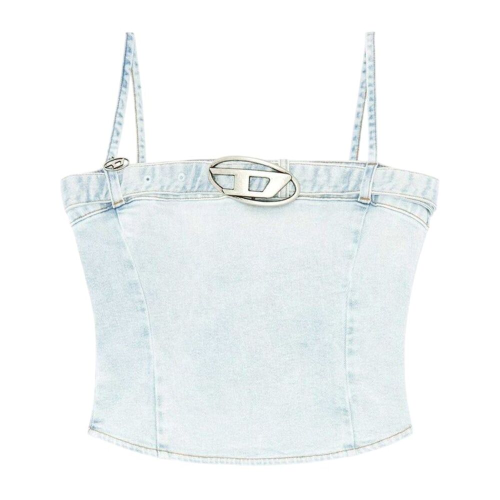 Diesel Womens/Ladies Lucy Denim Slim Tank Top / Blue